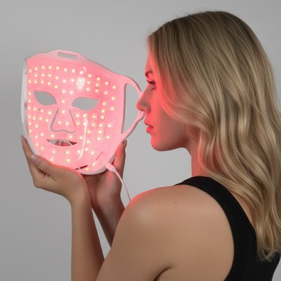 Maschera LED Viso in Silicone per Fototerapia