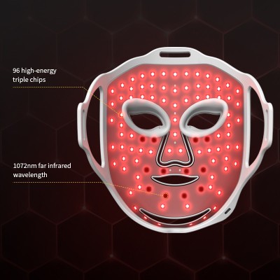 Maschera LED Viso in Silicone per Fototerapia