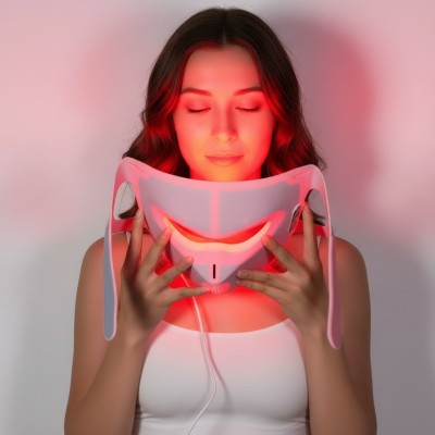 Maschera LED Viso 4D Fototerapia Anti-Age | Trattamento Acne e Collagene