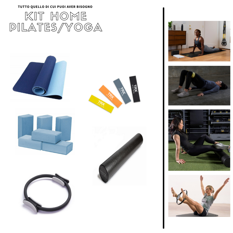 Kit Home Pilates e Yoga